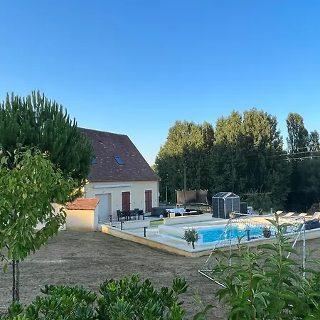 Villa Maison 6km De Sarlat Piscine Chauffée Et Jacuzzi